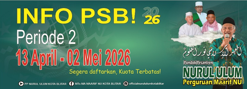 Penerimaan Santri Baru PP Nurul Ulum Kota Blitar Periode 2